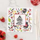 Serviette En Papier Grill Et Chill (En situation)