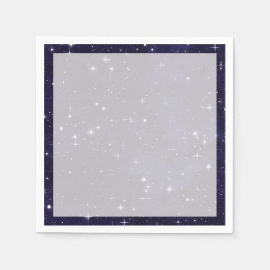 Serviette En Papier Grille du ciel étoilé (Devant)