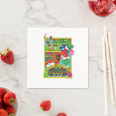 Serviette En Papier Grille | Graphique BD (En situation)