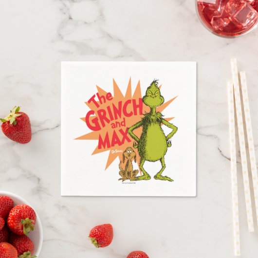 Serviette En Papier Grille | Grinch & Max Starburst (En situation)