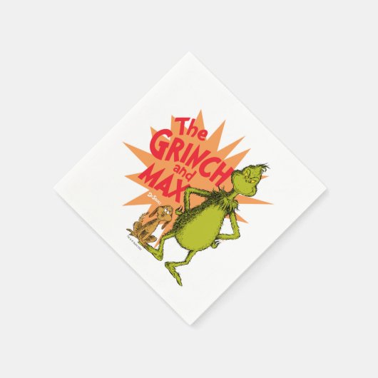 Serviette En Papier Grille | Grinch & Max Starburst (Coin)