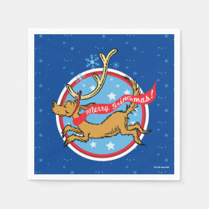 Serviette En Papier Grille Max Merry Grinchmas !