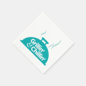 Serviette En Papier Grillin' & Chillin' (Coin)