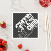 Serviette En Papier Grimpe ; Gris noir et foncé (En situation)