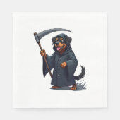 Serviette En Papier Grimper Reaper Rottweiler Chien (Devant)