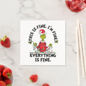 Serviette En Papier Grinch | Tout va bien (En situation)