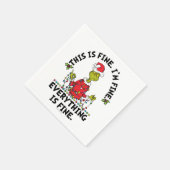 Serviette En Papier Grinch | Tout va bien (Coin)