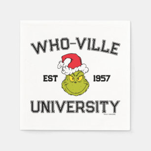 Serviette En Papier Grinch Who-ville Université depuis 1957