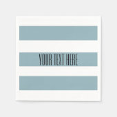 Serviette En Papier Gris Bleu (Devant)