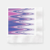 Serviette En Papier gris bleu Fuchsia (Devant)