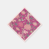 Serviette En Papier Gris en rose (Coin)