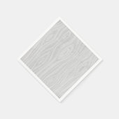 Serviette En Papier Gris Faux Bois Main Rustique Tiré Bois (Coin)