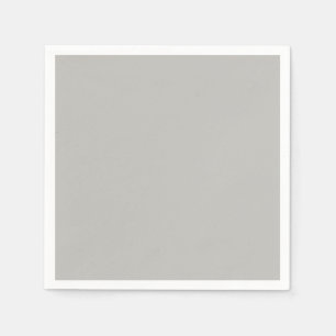 Serviette En Papier Gris Français Clair Uni