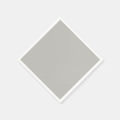 Serviette En Papier Gris Français Clair Uni (Coin)