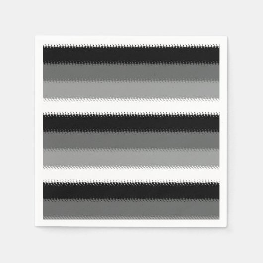 Serviette En Papier Gris noir Gris cendré blanc (Devant)