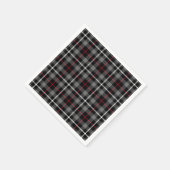 Serviette En Papier Gris Plaid Pour Papier de Noël Napkin (Coin)