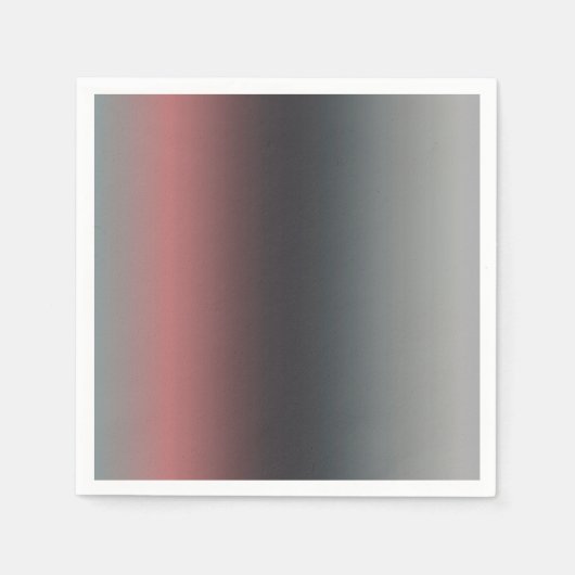 Serviette En Papier Gris, rose, dégradé noir, Ombre. (Devant)