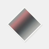 Serviette En Papier Gris, rose, dégradé noir, Ombre. (Coin)