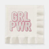 SERVIETTE EN PAPIER GRL PWR (Devant)