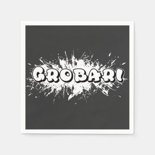 Serviette En Papier Grobari (Devant)