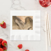 Serviette En Papier Grooming baboons (En situation)