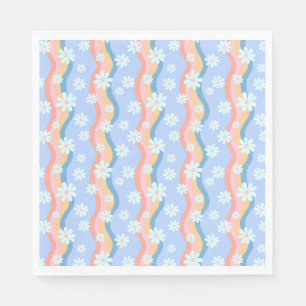 Serviette En Papier Groovy Daisies