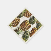 Serviette En Papier gros ananas (transparent BGC) (Coin)