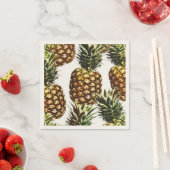 Serviette En Papier gros ananas (transparent BGC) (En situation)