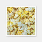 Serviette En Papier Gros plan du pop-corn beurré (Devant)