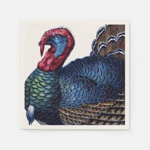 Serviette En Papier Gros thanksgiving antique de la Turquie