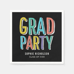 Serviette En Papier Grosse nouvelle ÉDITABLE COULEUR Graduation servie