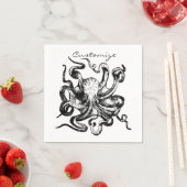 Serviette En Papier Grosse pieuvre Thunder_Cove (En situation)