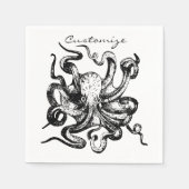 Serviette En Papier Grosse pieuvre Thunder_Cove (Devant)