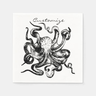 Serviette En Papier Grosse pieuvre Thunder_Cove