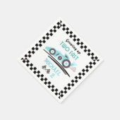 Serviette En Papier Grosse vers le haut deux course rapide Voiture Blu (Coin)