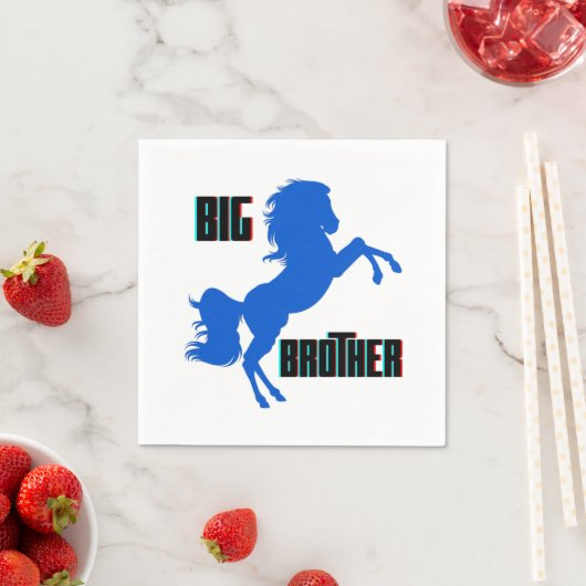 Serviette En Papier Grother Horse Rearing (En situation)