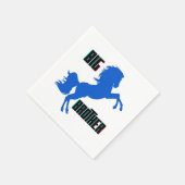 Serviette En Papier Grother Horse Rearing (Coin)