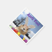 Serviette En Papier Groundhog April Fool Day (Coin)