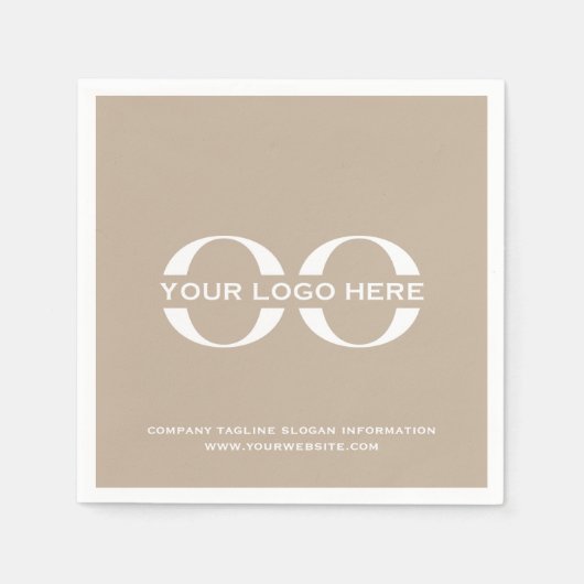 Serviette En Papier Groupe d'événements professionnels du logo de l'en (Devant)