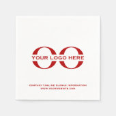 Serviette En Papier Groupe d'événements professionnels du logo de l'en (Devant)