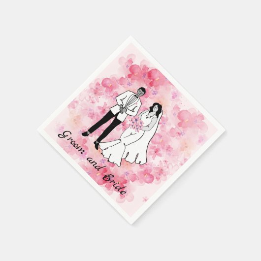 SERVIETTE EN PAPIER GROUPE ET BRIDE (Coin)
