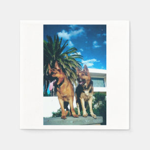 Serviette En Papier groupe german shepherd