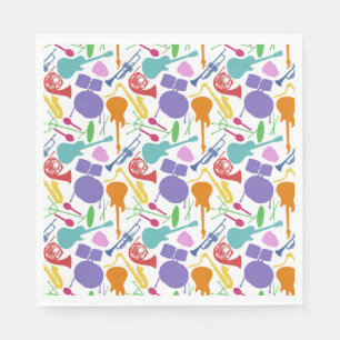 Serviette En Papier Groupe Rock And Roll