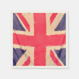 Serviette En Papier Groupe UNION JACK FLAG