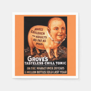Serviette En Papier Groves Tonic fait des enfants et des adultes gras