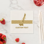 Serviette En Papier Grue de construction (En situation)