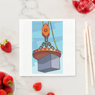 Serviette En Papier Grue de levage