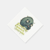 Serviette En Papier Grumpy Lumfish Design (Coin)