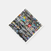 Serviette En Papier Grunge urbain (Coin)