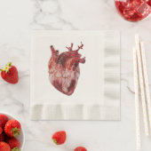 Serviette En Papier Guardanapo De Papel Hearts (En situation)